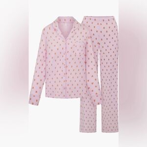SKIMS Pink Gingerbread Pajamas